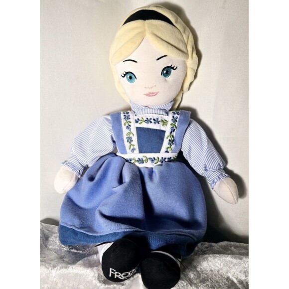 Disney Frozen Broadway Musical Elsa Plush Doll From The Town of Arendelle Rare - Picture 1 of 8